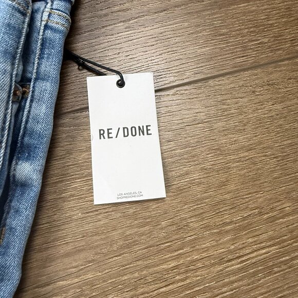 Re/Done Mid-Rise Stovepipe Women's Jeans Size 29 Hacienda NWT Designer Denim - Picture 11 of 16